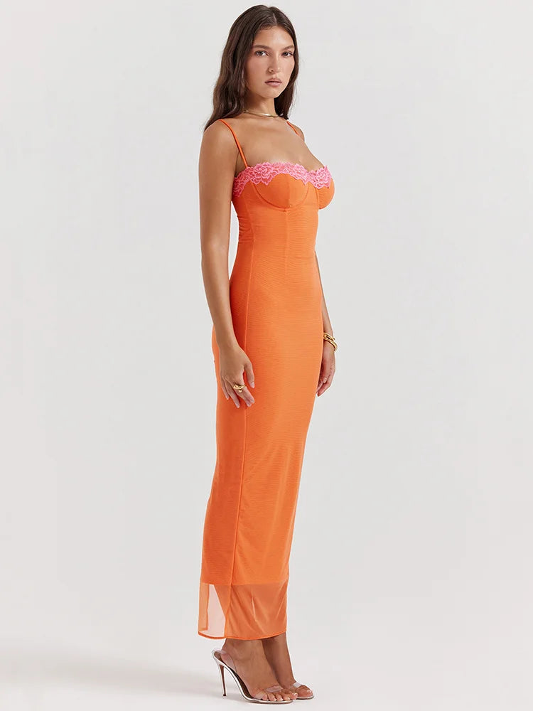 Spaghetti Strap Maxi Dress